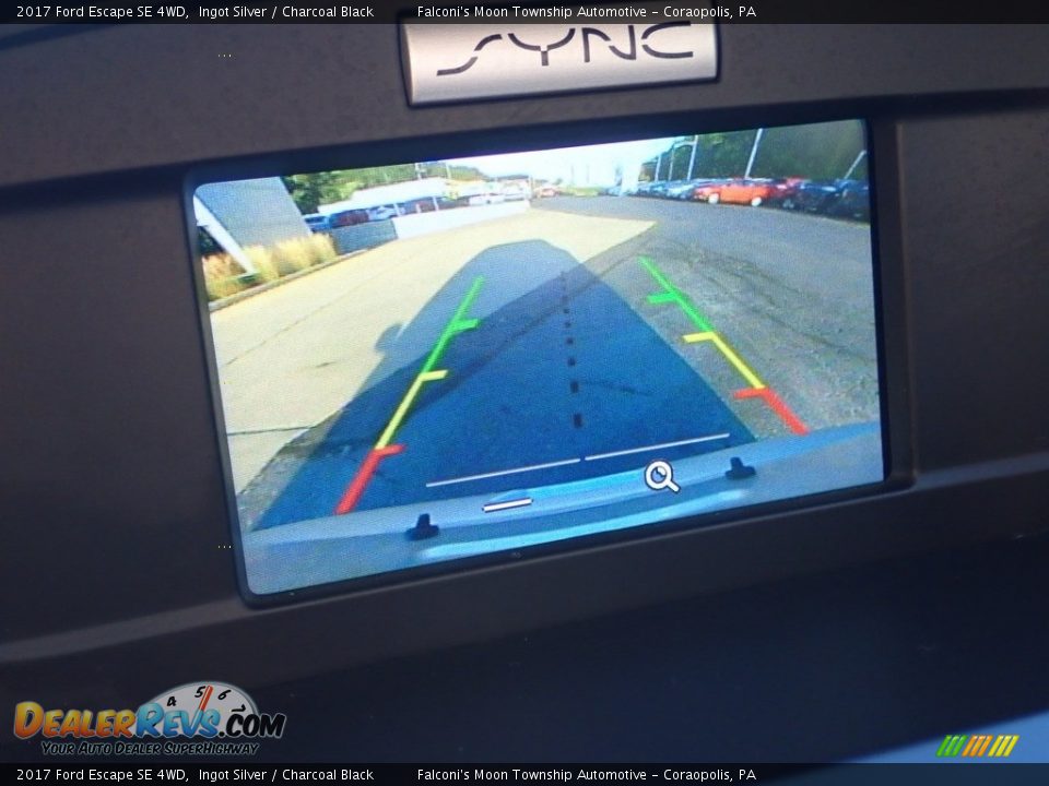 2017 Ford Escape SE 4WD Ingot Silver / Charcoal Black Photo #25