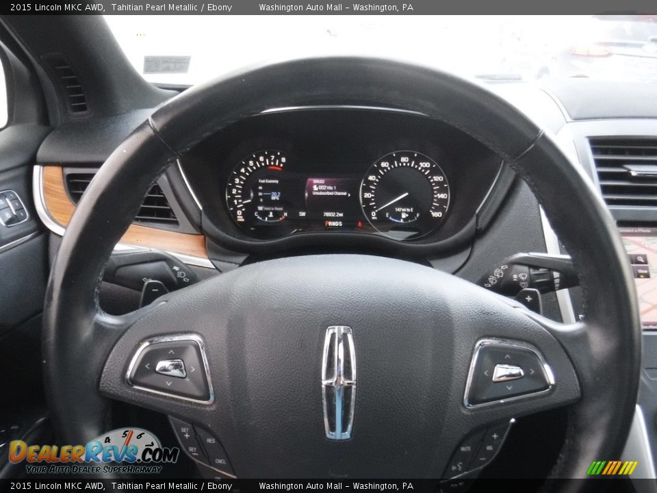 2015 Lincoln MKC AWD Tahitian Pearl Metallic / Ebony Photo #22
