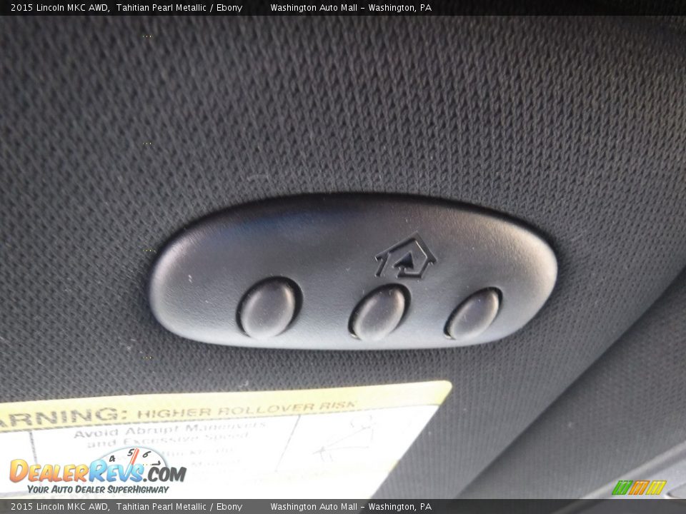 2015 Lincoln MKC AWD Tahitian Pearl Metallic / Ebony Photo #23
