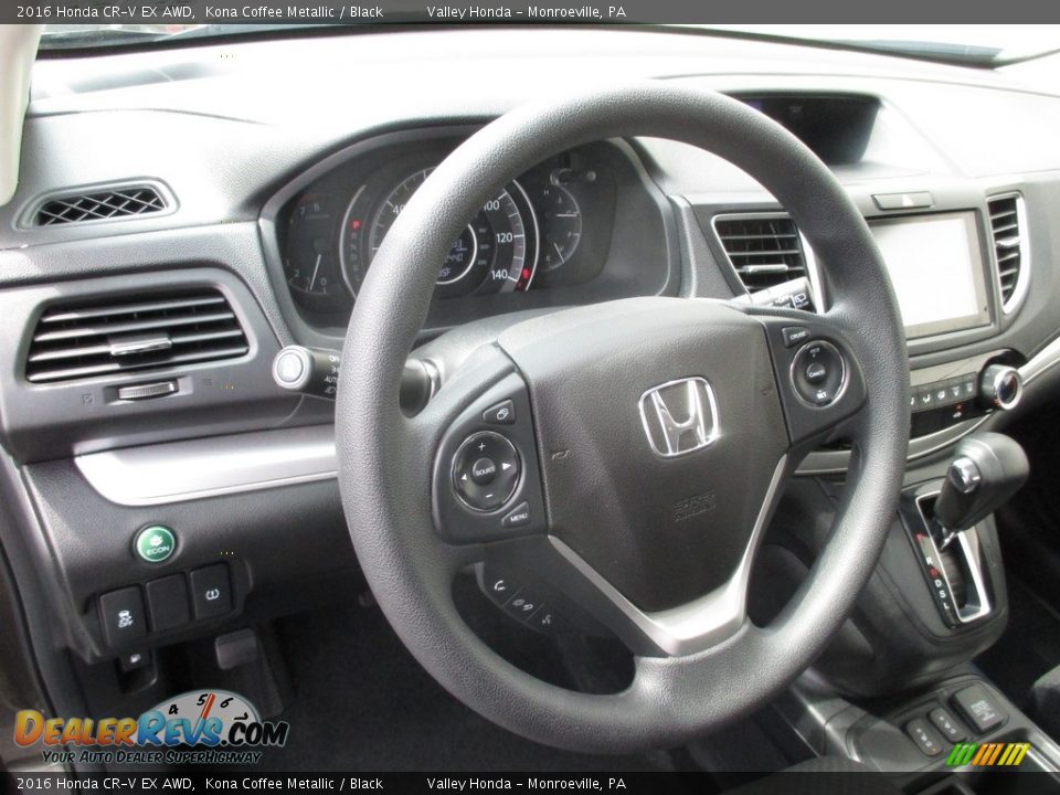 2016 Honda CR-V EX AWD Kona Coffee Metallic / Black Photo #14