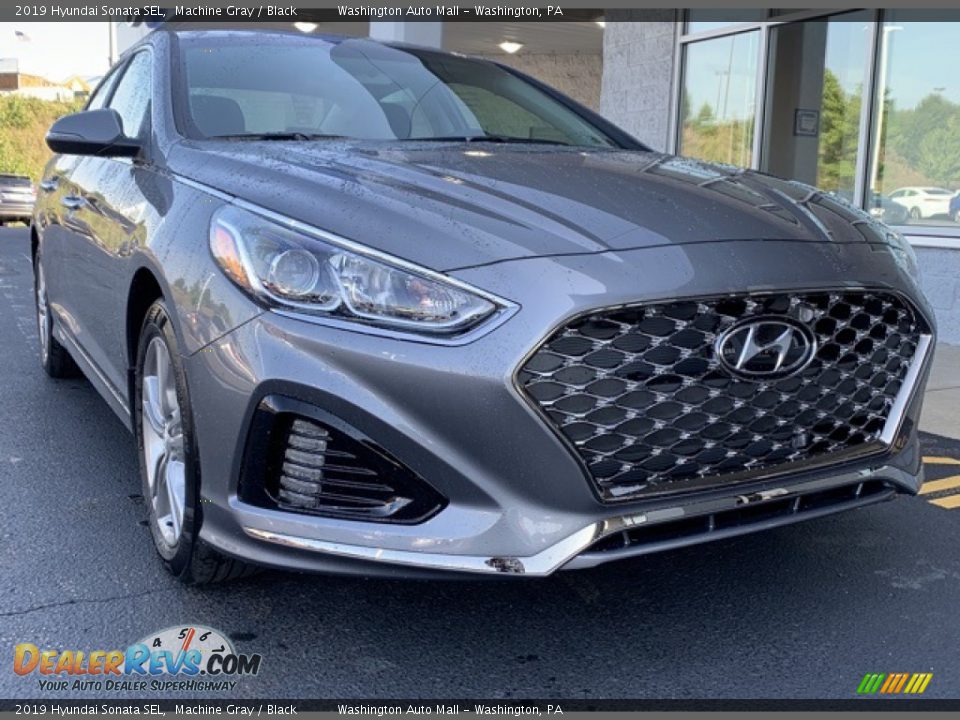 2019 Hyundai Sonata SEL Machine Gray / Black Photo #1