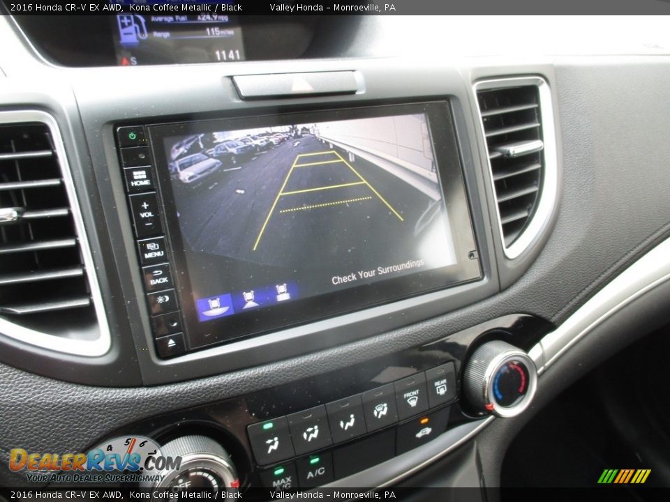 2016 Honda CR-V EX AWD Kona Coffee Metallic / Black Photo #18