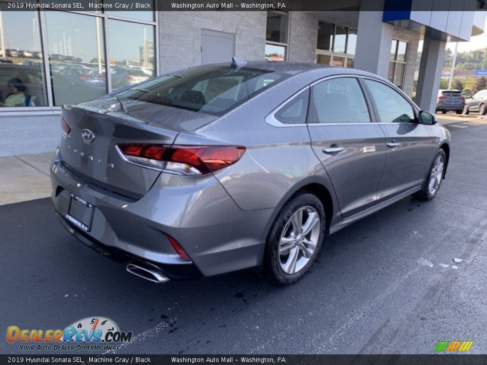 2019 Hyundai Sonata SEL Machine Gray / Black Photo #4