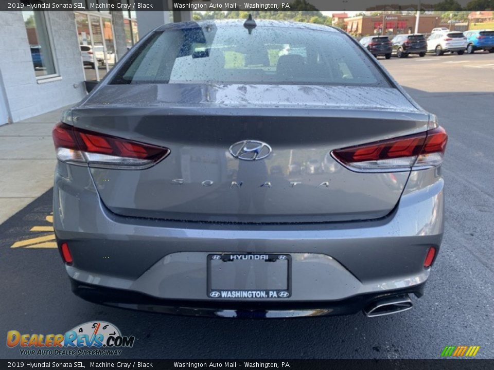 2019 Hyundai Sonata SEL Machine Gray / Black Photo #5