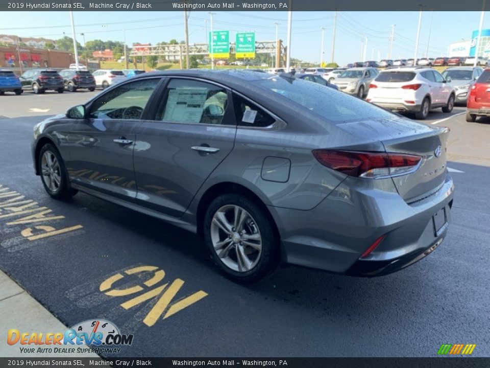 2019 Hyundai Sonata SEL Machine Gray / Black Photo #6