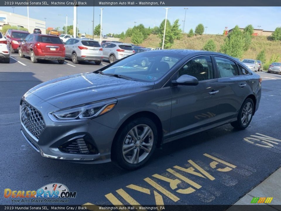 2019 Hyundai Sonata SEL Machine Gray / Black Photo #7