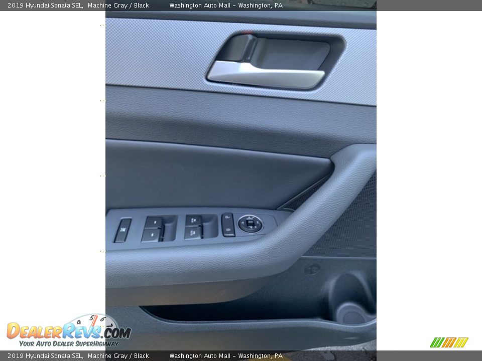 2019 Hyundai Sonata SEL Machine Gray / Black Photo #12