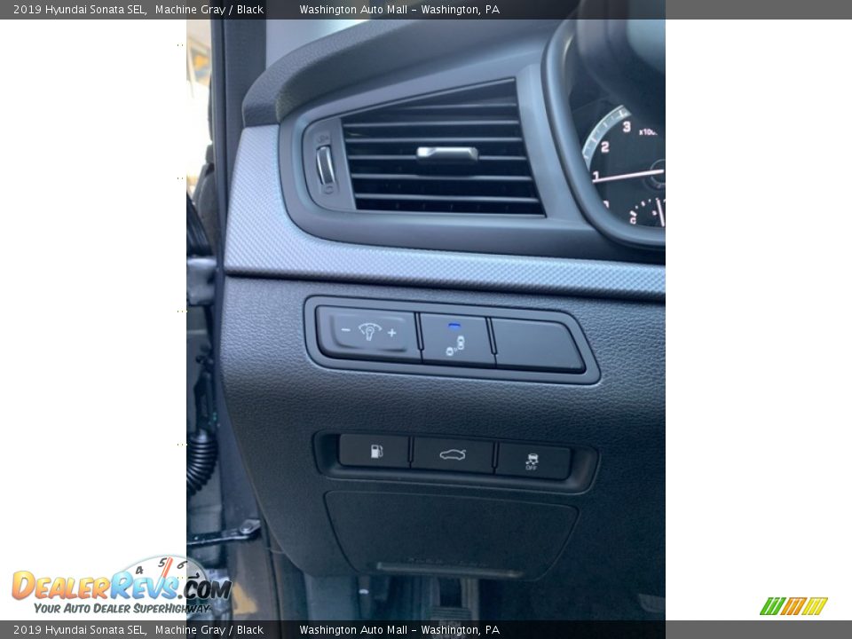 2019 Hyundai Sonata SEL Machine Gray / Black Photo #13