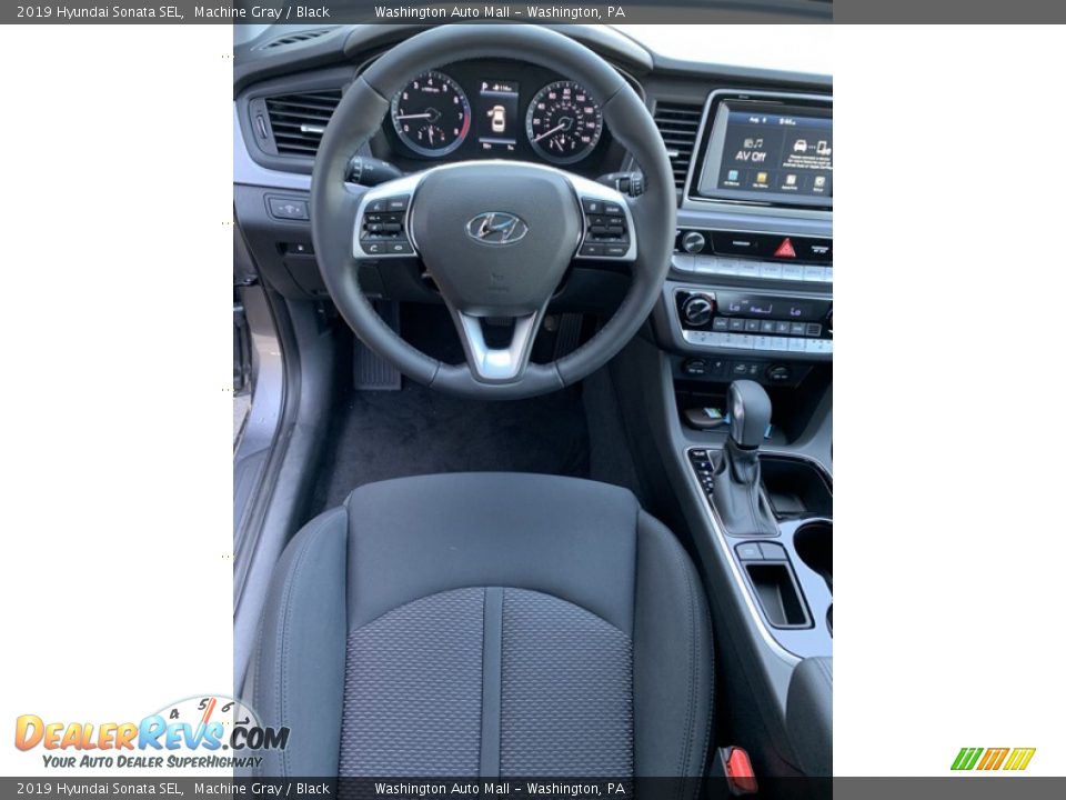 2019 Hyundai Sonata SEL Machine Gray / Black Photo #14