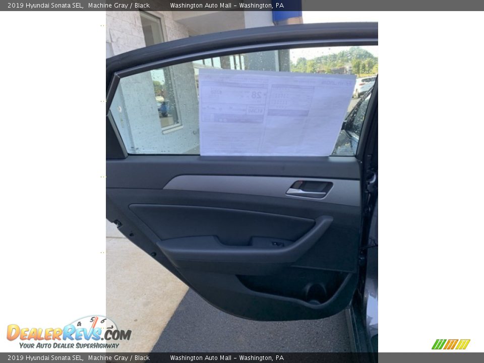 2019 Hyundai Sonata SEL Machine Gray / Black Photo #17
