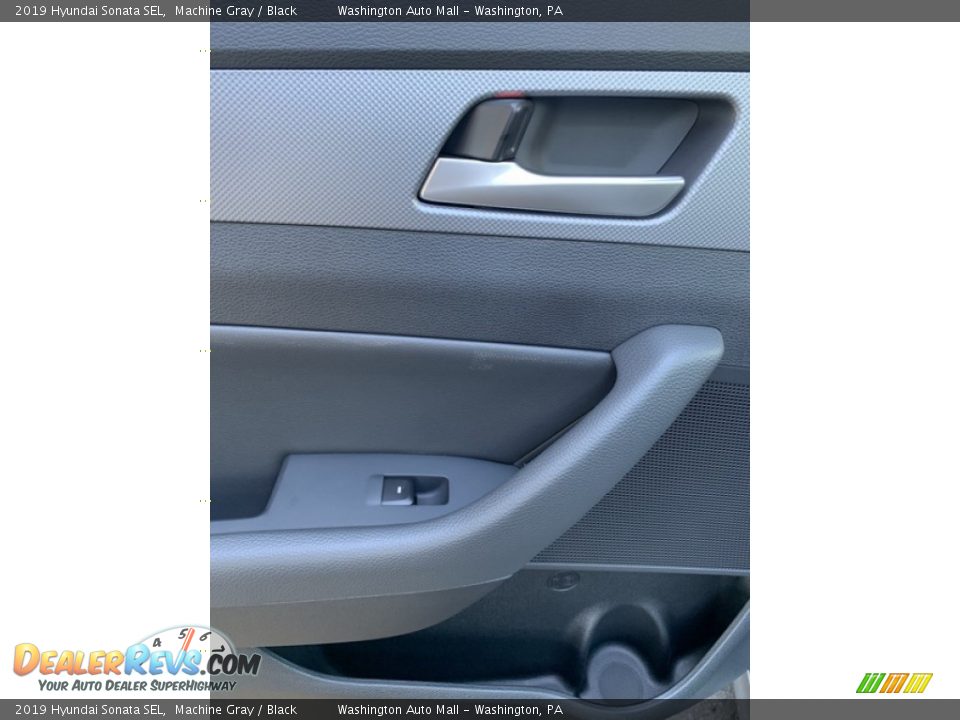 2019 Hyundai Sonata SEL Machine Gray / Black Photo #18