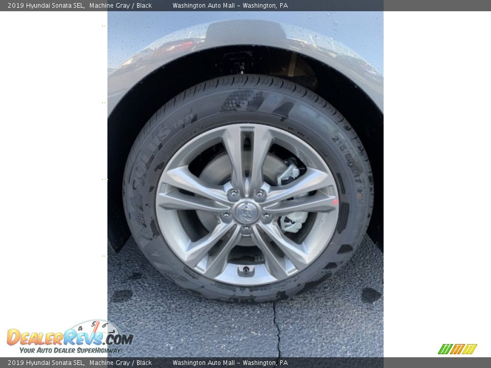 2019 Hyundai Sonata SEL Machine Gray / Black Photo #30