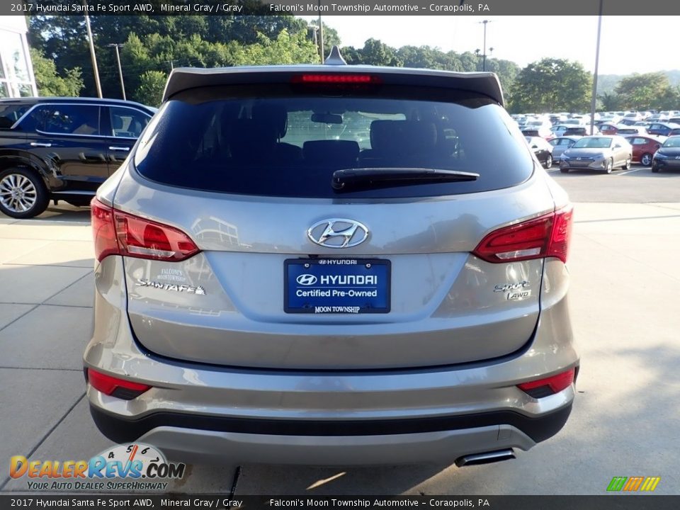 2017 Hyundai Santa Fe Sport AWD Mineral Gray / Gray Photo #3