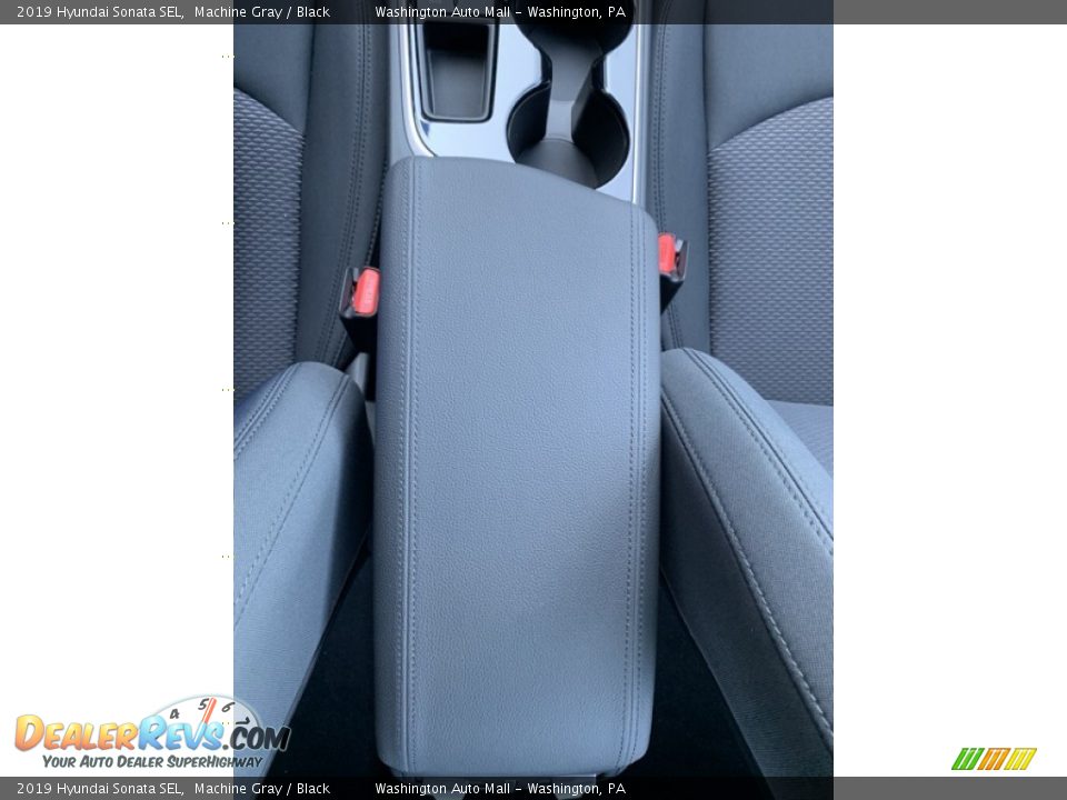 2019 Hyundai Sonata SEL Machine Gray / Black Photo #35