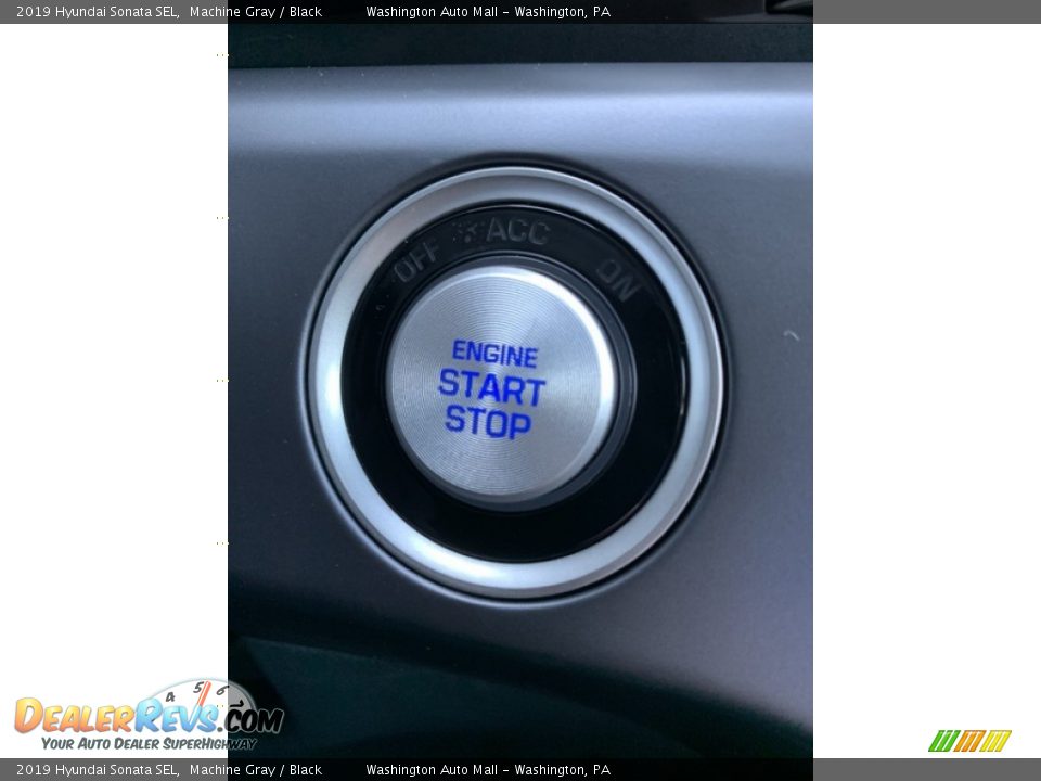 2019 Hyundai Sonata SEL Machine Gray / Black Photo #36