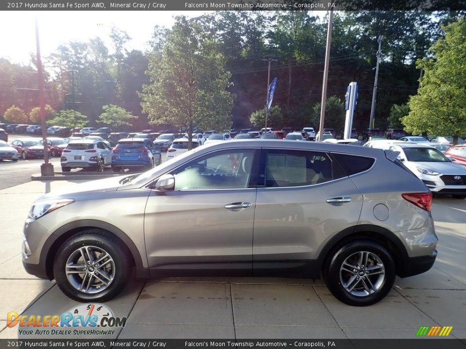 2017 Hyundai Santa Fe Sport AWD Mineral Gray / Gray Photo #6