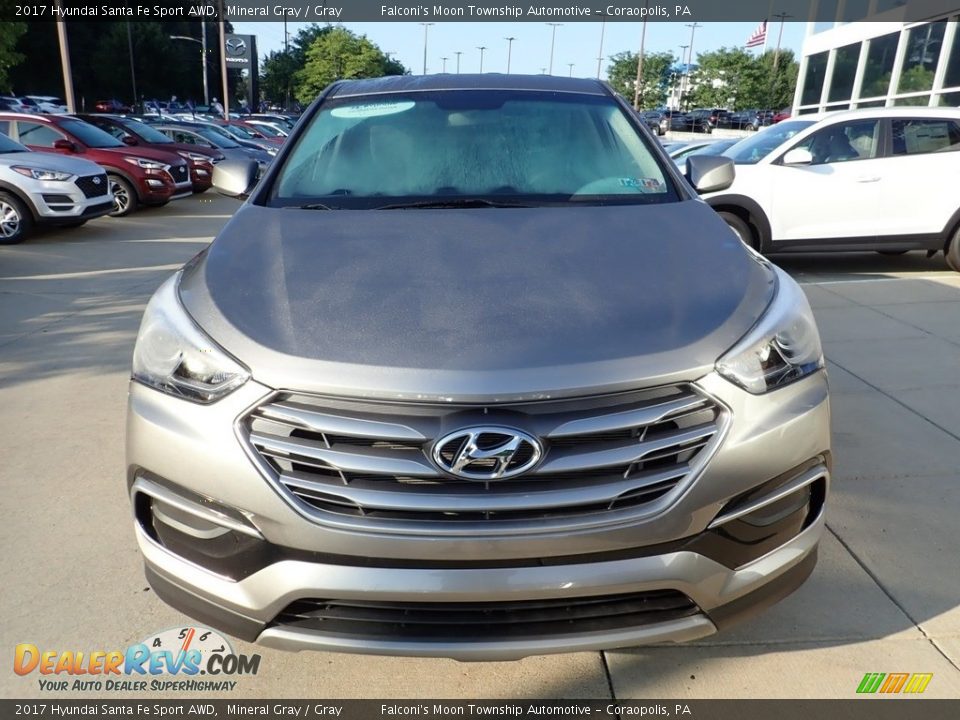 2017 Hyundai Santa Fe Sport AWD Mineral Gray / Gray Photo #8