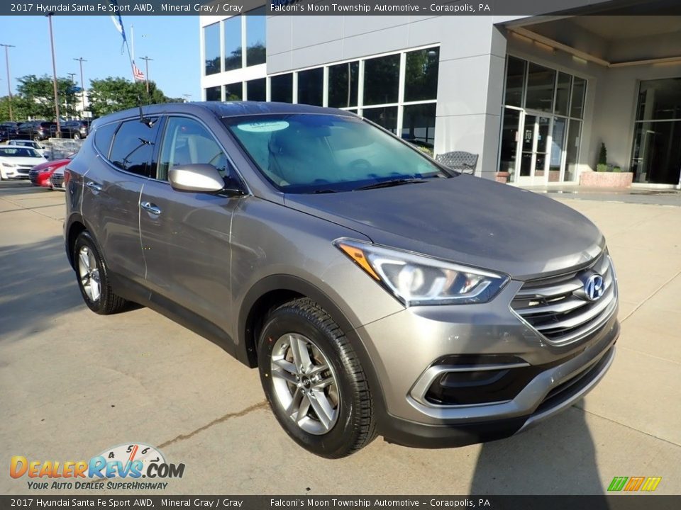 2017 Hyundai Santa Fe Sport AWD Mineral Gray / Gray Photo #9
