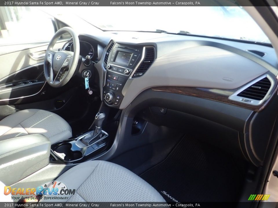 2017 Hyundai Santa Fe Sport AWD Mineral Gray / Gray Photo #12