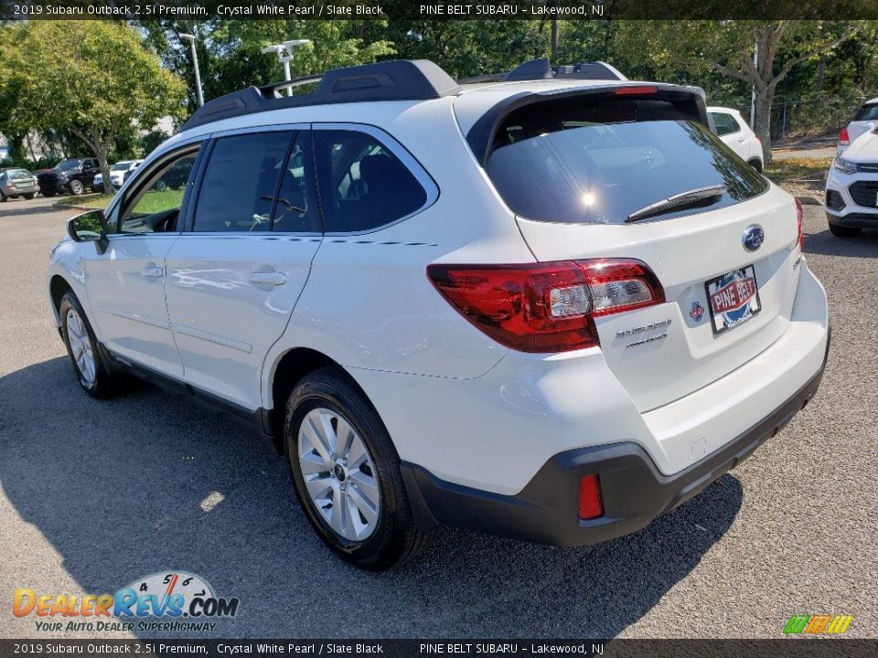 2019 Subaru Outback 2.5i Premium Crystal White Pearl / Slate Black Photo #4