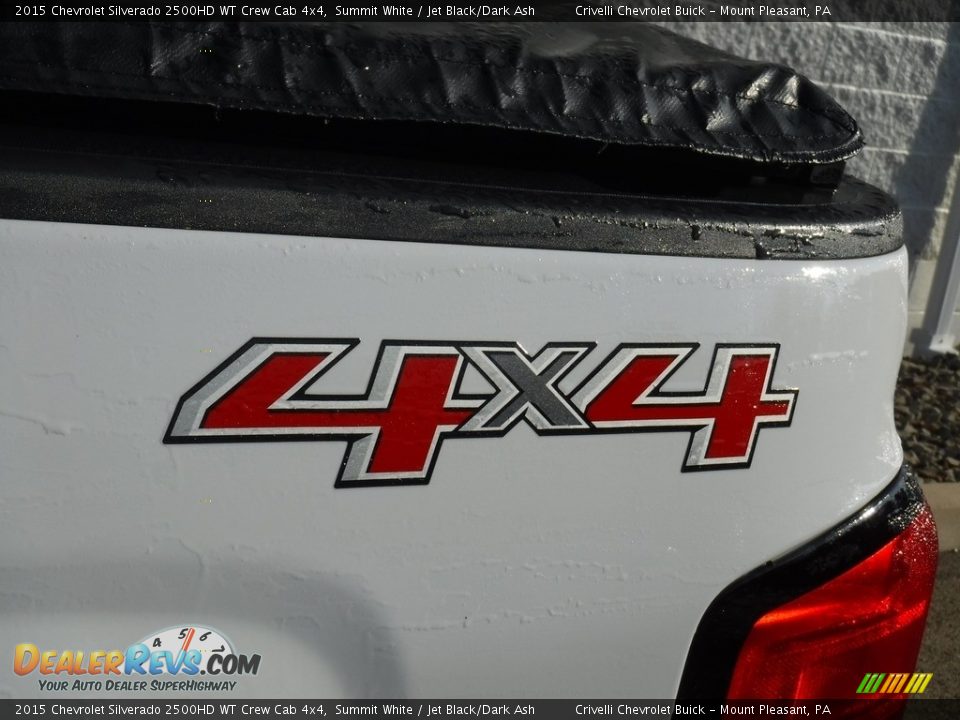 2015 Chevrolet Silverado 2500HD WT Crew Cab 4x4 Summit White / Jet Black/Dark Ash Photo #5