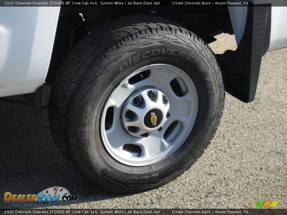 2015 Chevrolet Silverado 2500HD WT Crew Cab 4x4 Summit White / Jet Black/Dark Ash Photo #6
