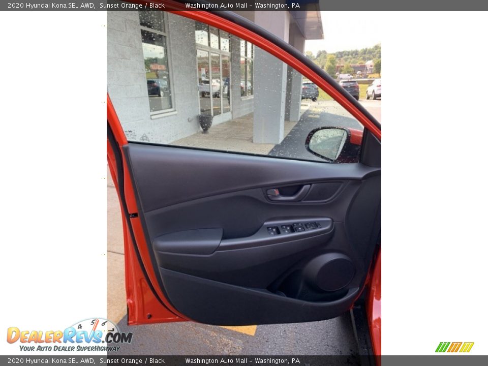 2020 Hyundai Kona SEL AWD Sunset Orange / Black Photo #11