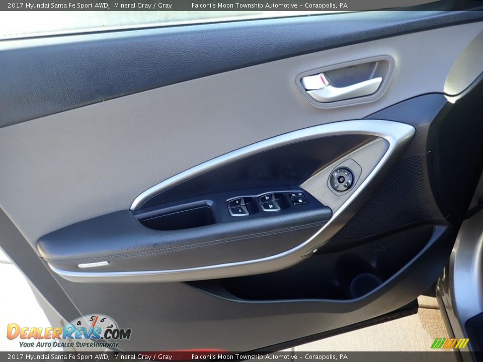 2017 Hyundai Santa Fe Sport AWD Mineral Gray / Gray Photo #18