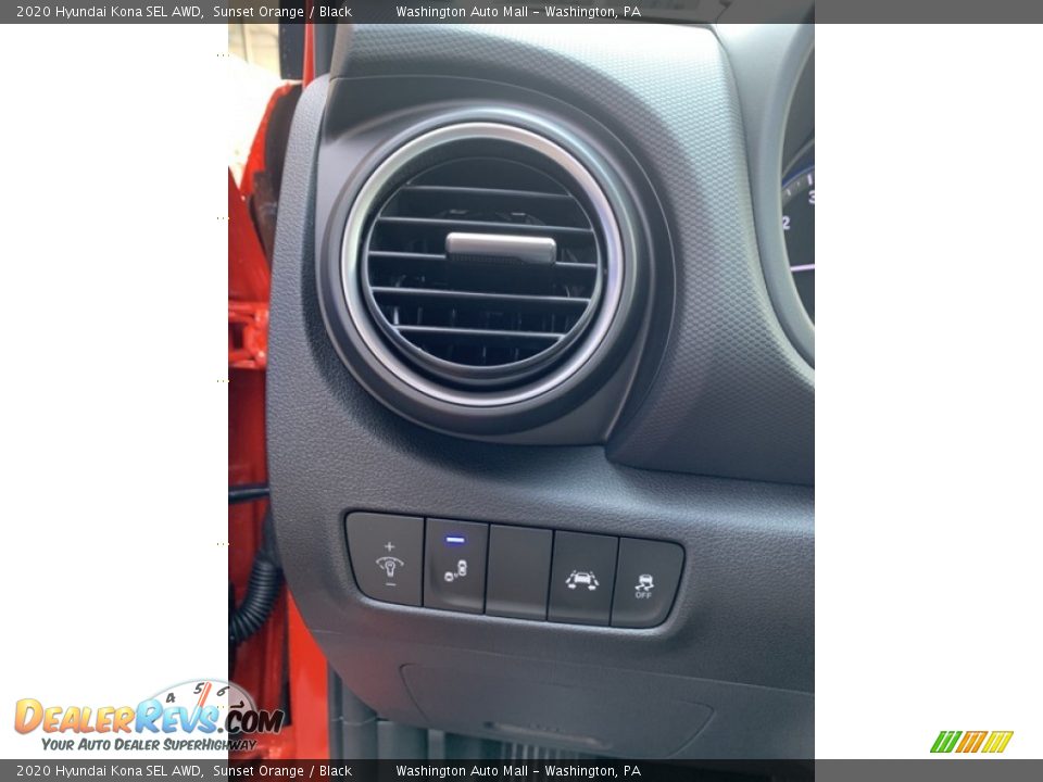 2020 Hyundai Kona SEL AWD Sunset Orange / Black Photo #13