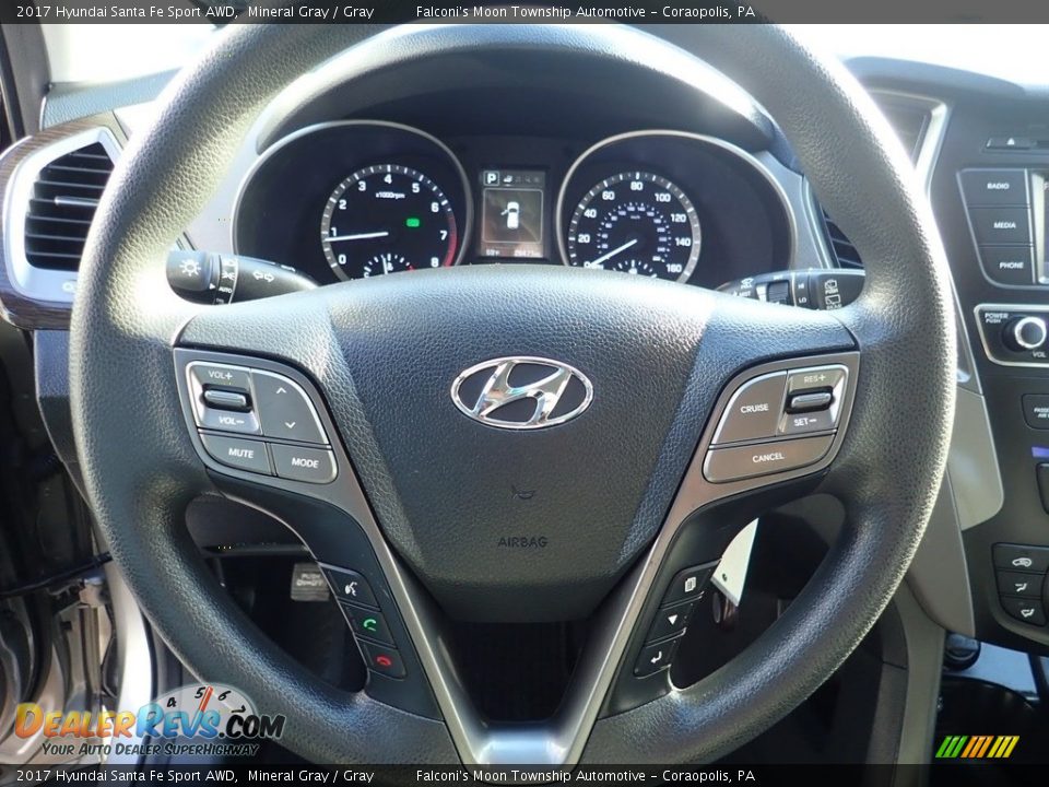 2017 Hyundai Santa Fe Sport AWD Mineral Gray / Gray Photo #20