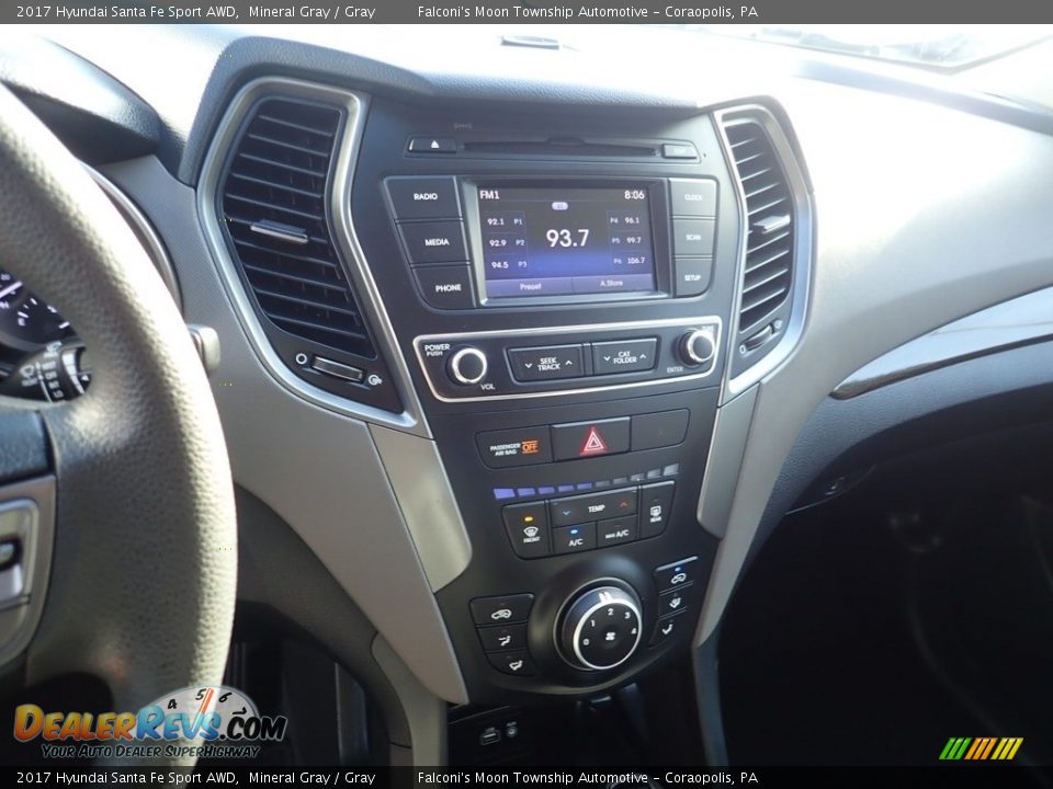 2017 Hyundai Santa Fe Sport AWD Mineral Gray / Gray Photo #22