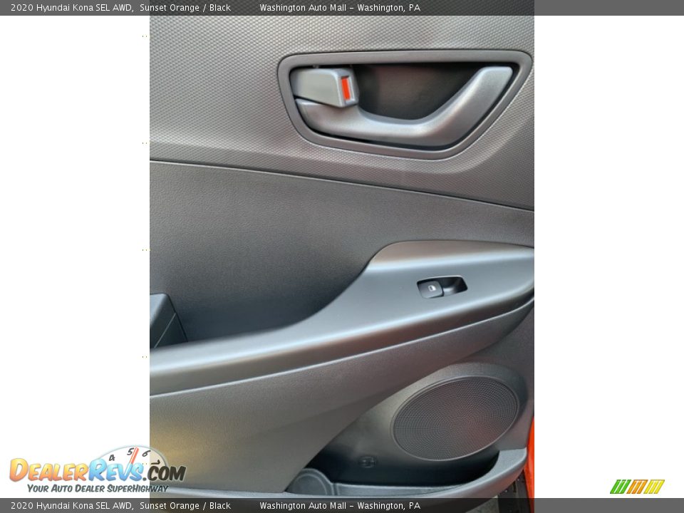 2020 Hyundai Kona SEL AWD Sunset Orange / Black Photo #18