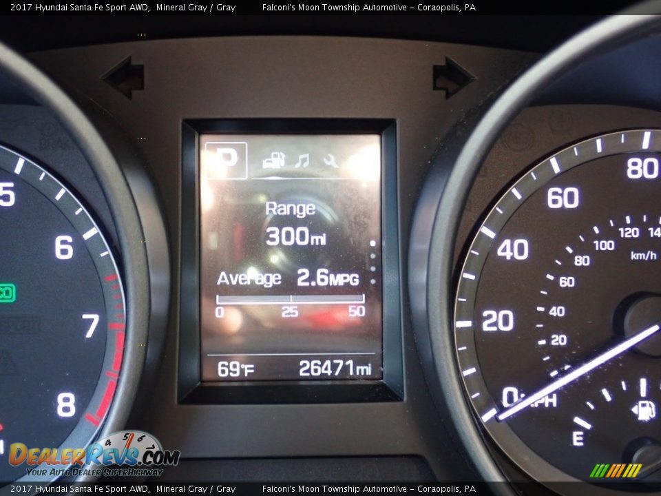 2017 Hyundai Santa Fe Sport AWD Mineral Gray / Gray Photo #24