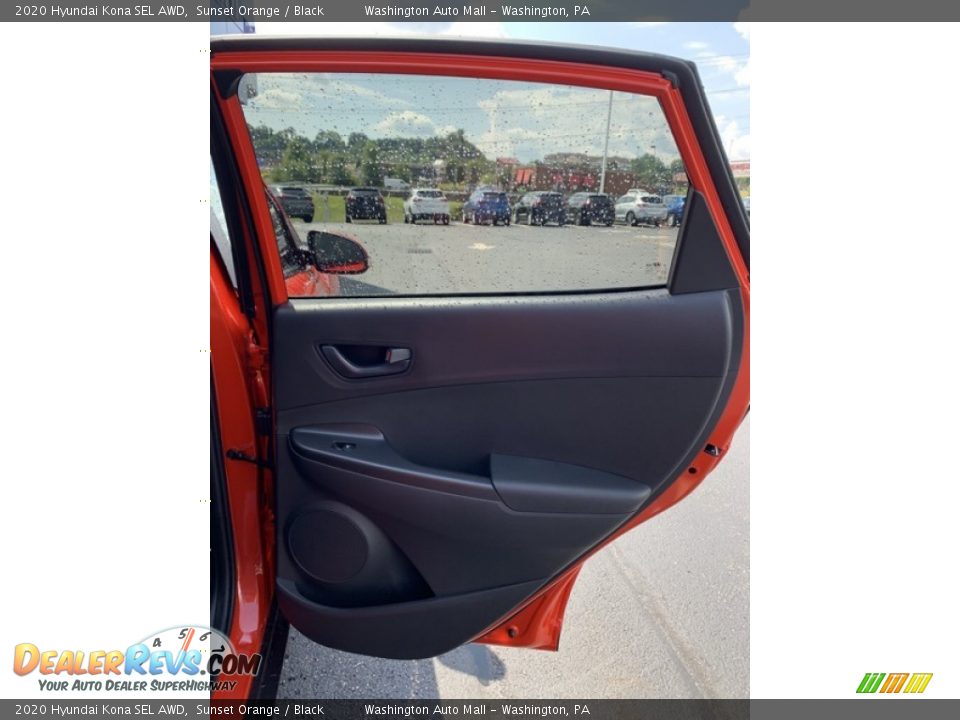 2020 Hyundai Kona SEL AWD Sunset Orange / Black Photo #24