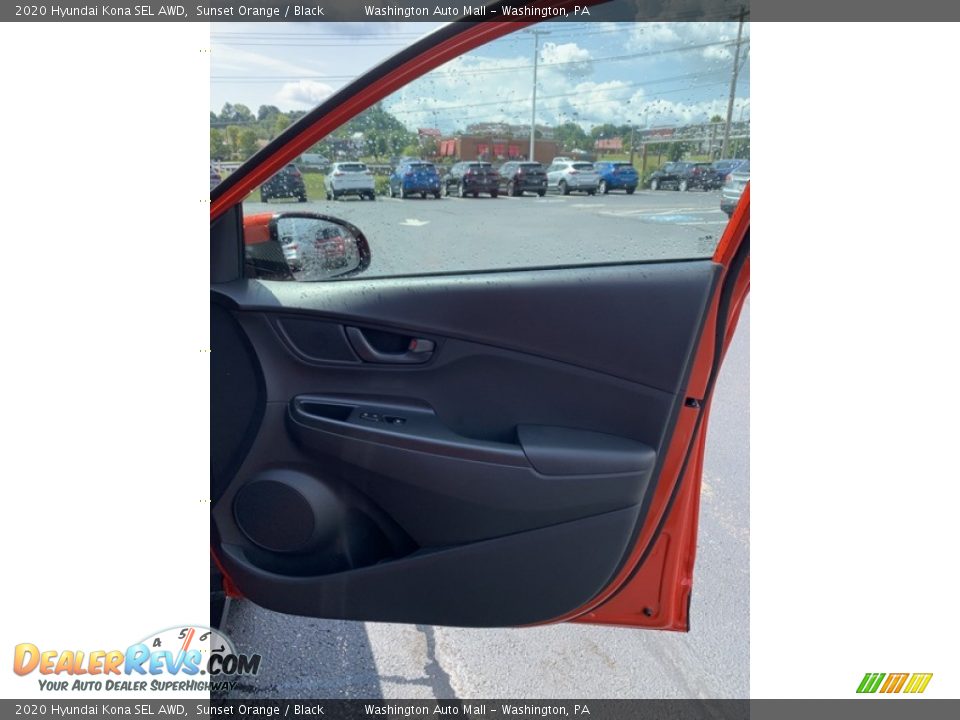 2020 Hyundai Kona SEL AWD Sunset Orange / Black Photo #27