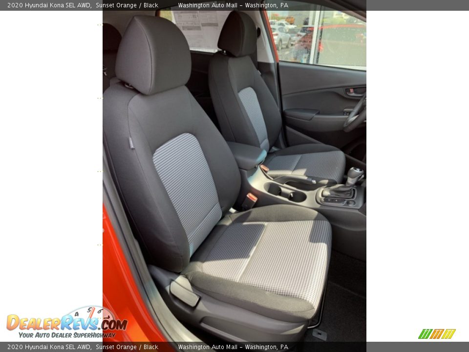 2020 Hyundai Kona SEL AWD Sunset Orange / Black Photo #28