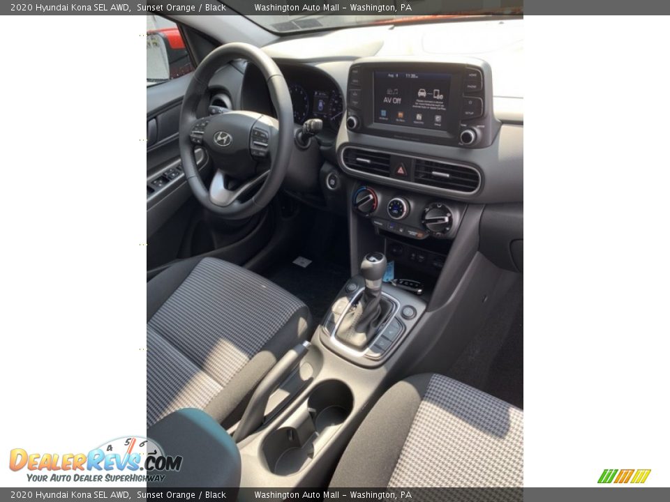 2020 Hyundai Kona SEL AWD Sunset Orange / Black Photo #29