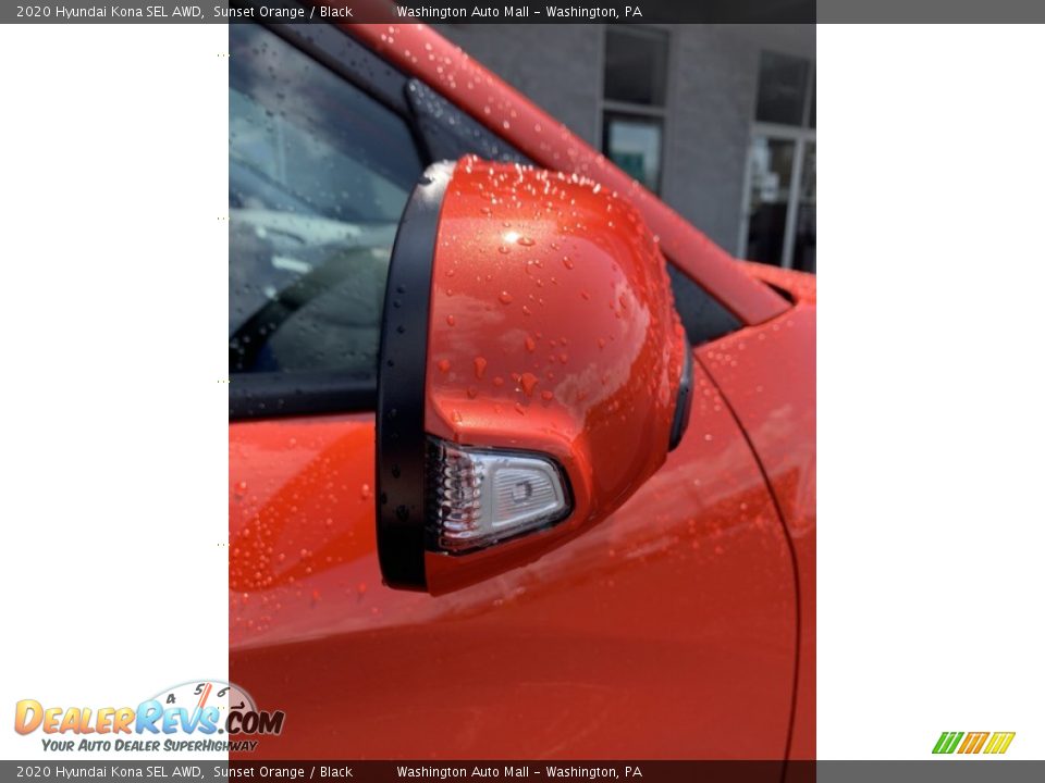 2020 Hyundai Kona SEL AWD Sunset Orange / Black Photo #30
