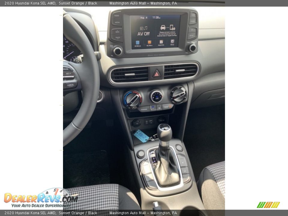 2020 Hyundai Kona SEL AWD Sunset Orange / Black Photo #33