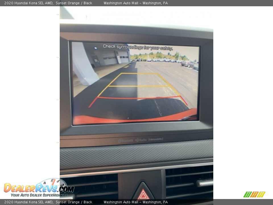2020 Hyundai Kona SEL AWD Sunset Orange / Black Photo #34