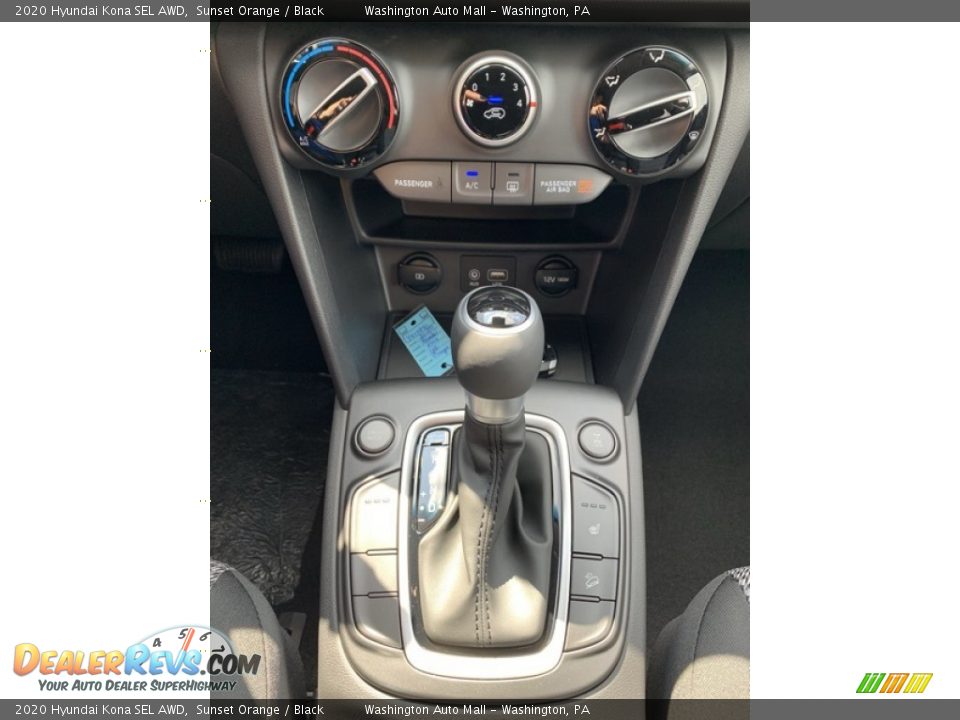 2020 Hyundai Kona SEL AWD Sunset Orange / Black Photo #35
