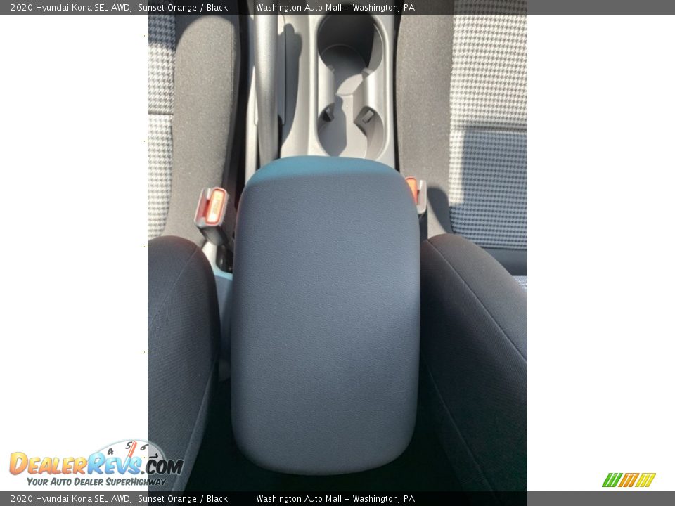 2020 Hyundai Kona SEL AWD Sunset Orange / Black Photo #36