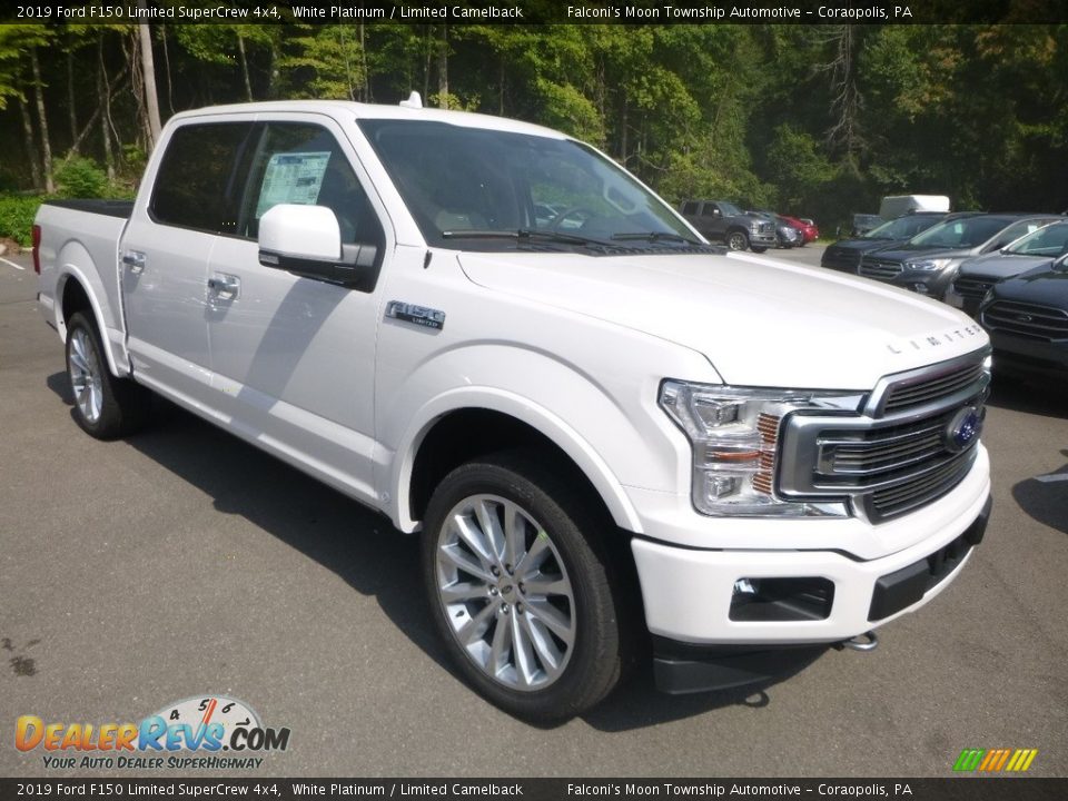 Front 3/4 View of 2019 Ford F150 Limited SuperCrew 4x4 Photo #3
