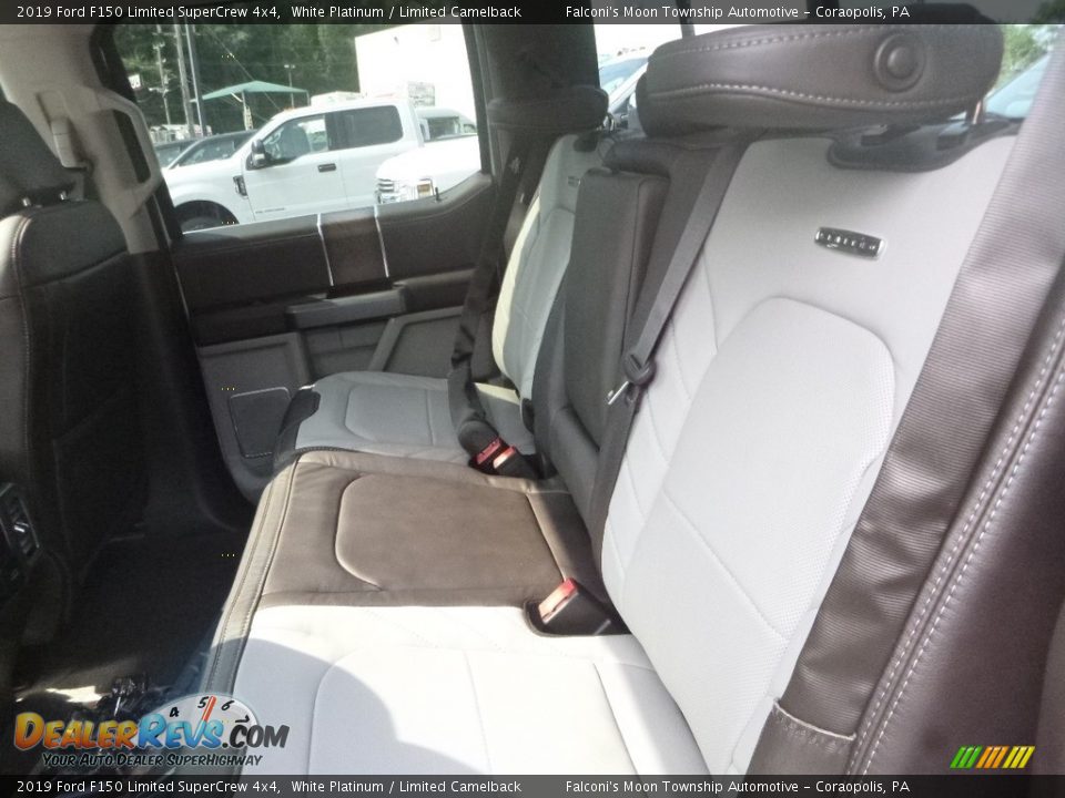 Rear Seat of 2019 Ford F150 Limited SuperCrew 4x4 Photo #8