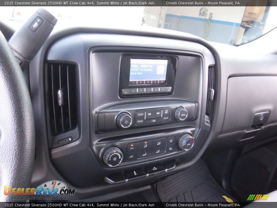 2015 Chevrolet Silverado 2500HD WT Crew Cab 4x4 Summit White / Jet Black/Dark Ash Photo #24