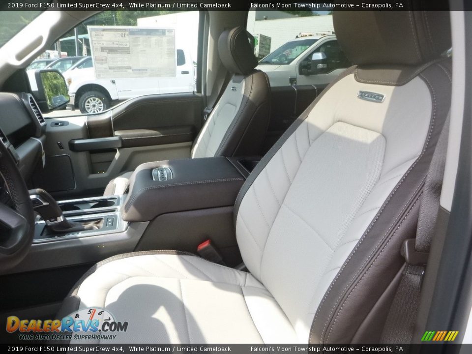 Front Seat of 2019 Ford F150 Limited SuperCrew 4x4 Photo #10