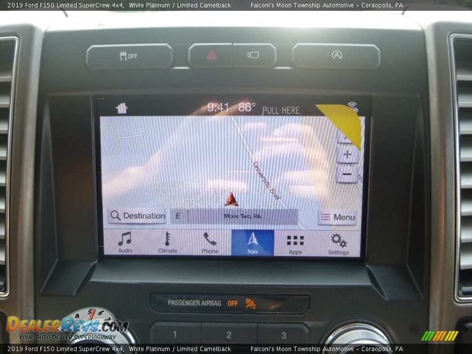 Navigation of 2019 Ford F150 Limited SuperCrew 4x4 Photo #14