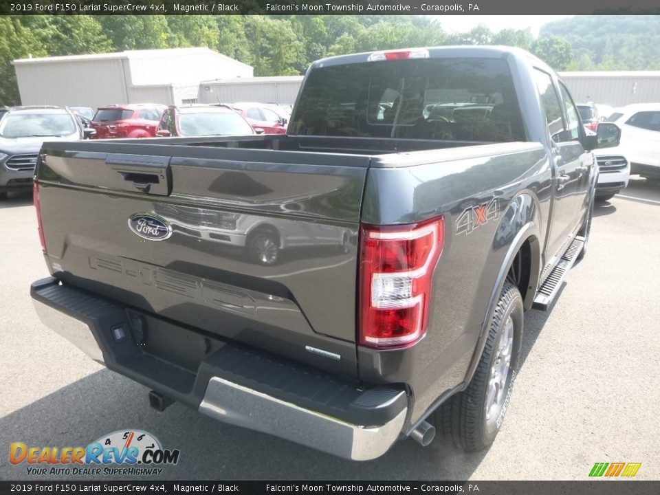 2019 Ford F150 Lariat SuperCrew 4x4 Magnetic / Black Photo #2