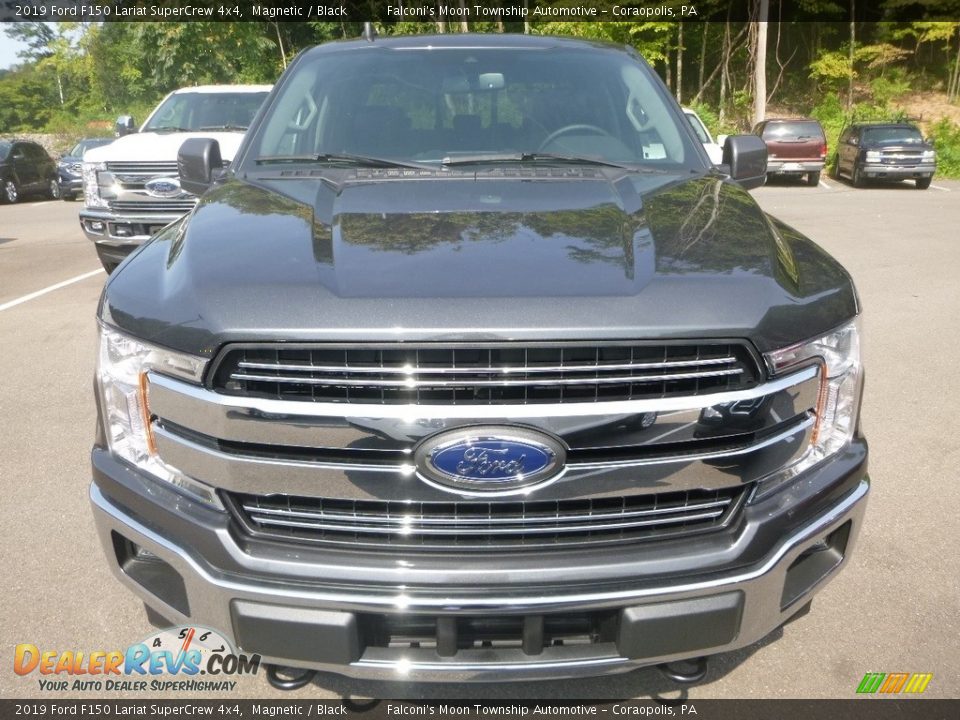 2019 Ford F150 Lariat SuperCrew 4x4 Magnetic / Black Photo #4