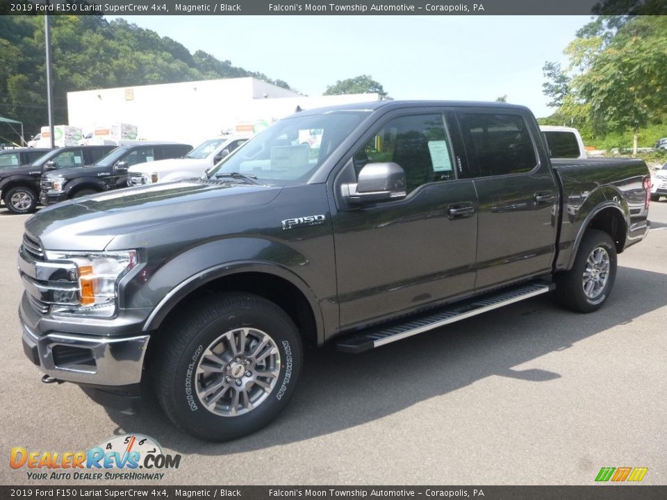 2019 Ford F150 Lariat SuperCrew 4x4 Magnetic / Black Photo #5